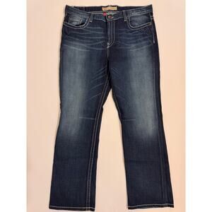 BKE Women's Drew Boot Jeans Size 34 Dark Wash Denim Stretch